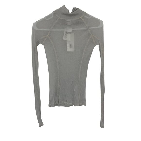 Shoreditch Ski Club Kamila Base Layer Top in Light Grey XSmall New Womens Blouse - Picture 5 of 14